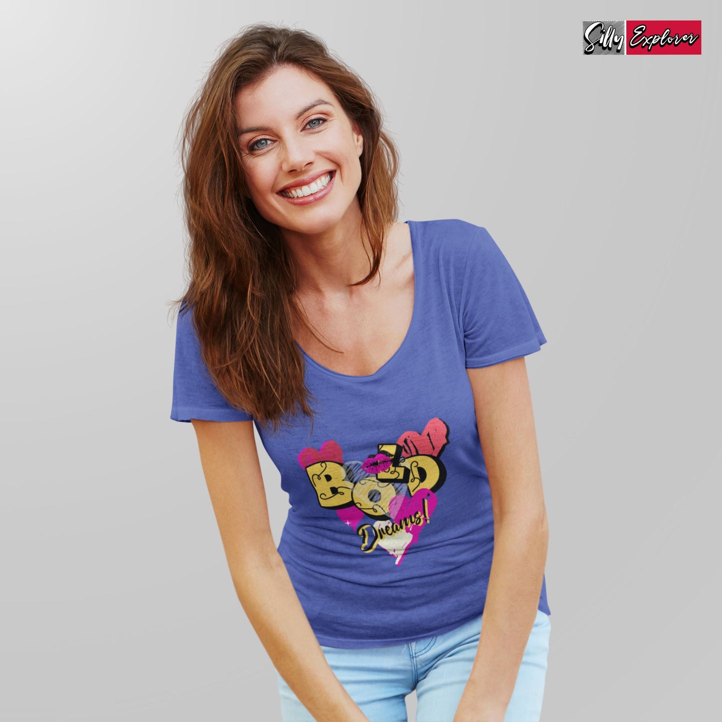 SillyExplorer_Classic_Crewneck_T-Shirt__Royal_Blue_Bold_Dreams