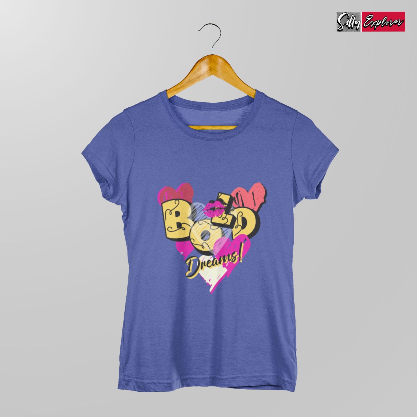 SillyExplorer_Classic_Crewneck_T-Shirt__Royal_Blue_Bold_Dreams