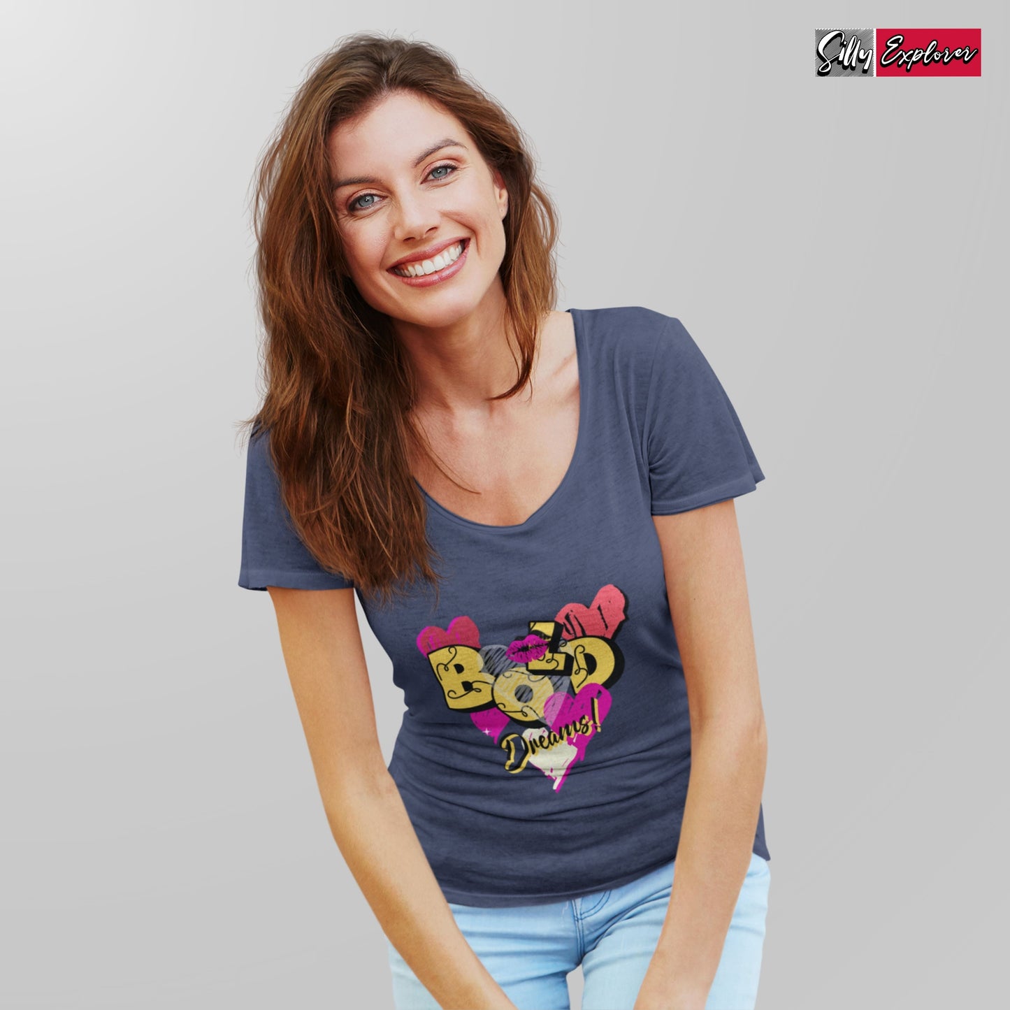 SillyExplorer_Classic_Crewneck_T-Shirt__Navy_Bold_Dreams
