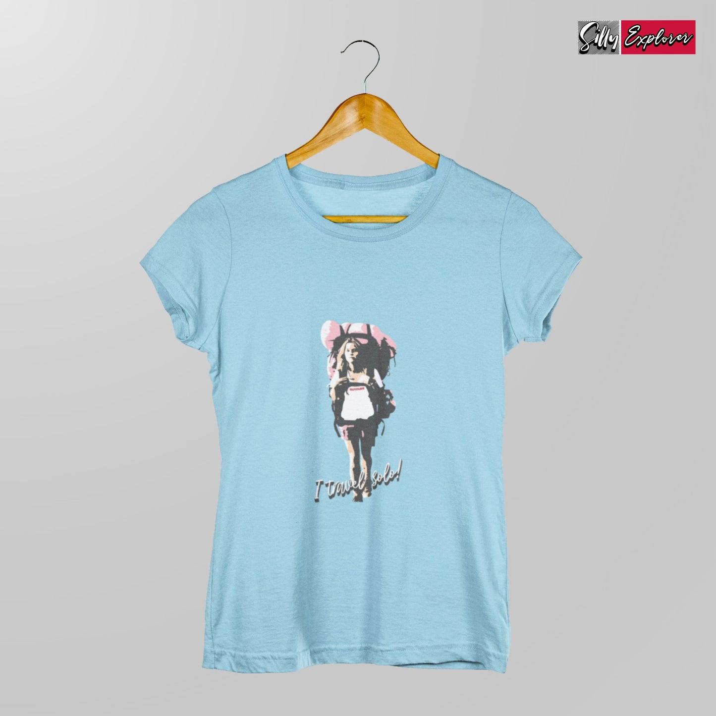 SillyExplorer_Classic_Crewneck_T-Shirt__Sky_Blue_Solo_Backpacker