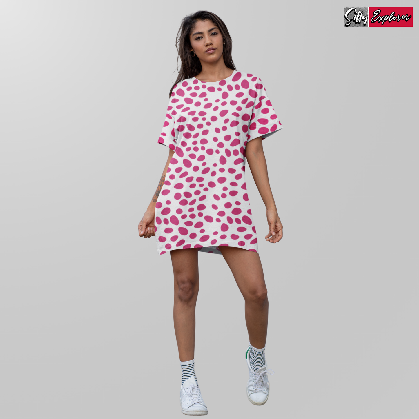 Rosy Drizzle Night Dress