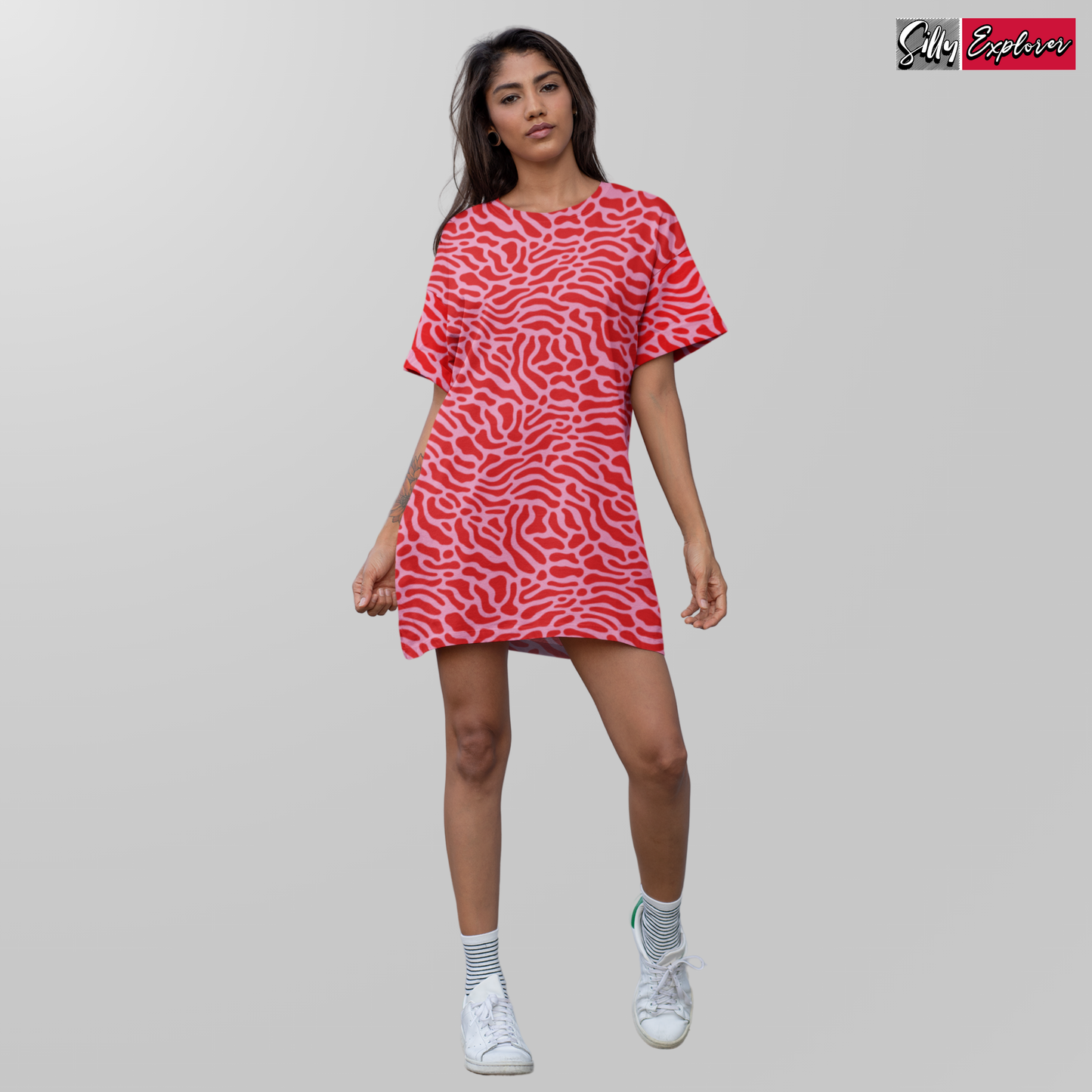 Serene Waves Night Dress