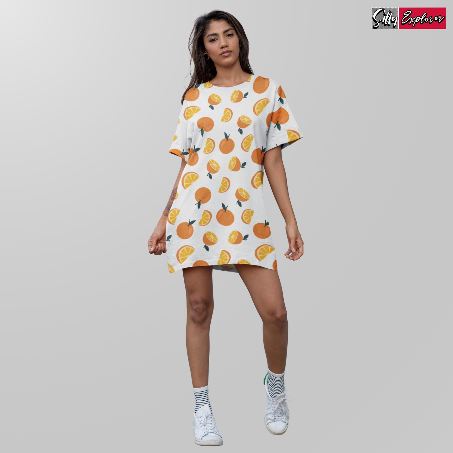Orange Glow Night Dress