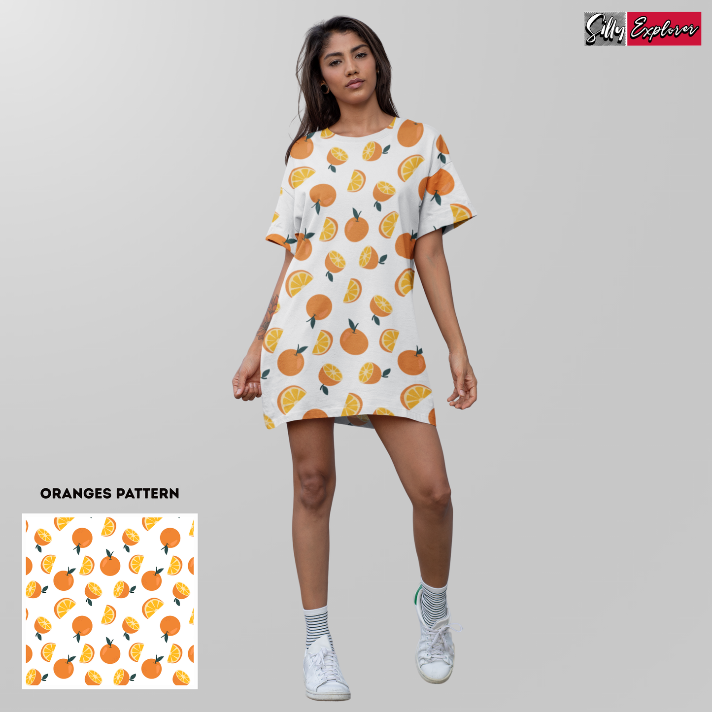 Orange Glow Night Dress