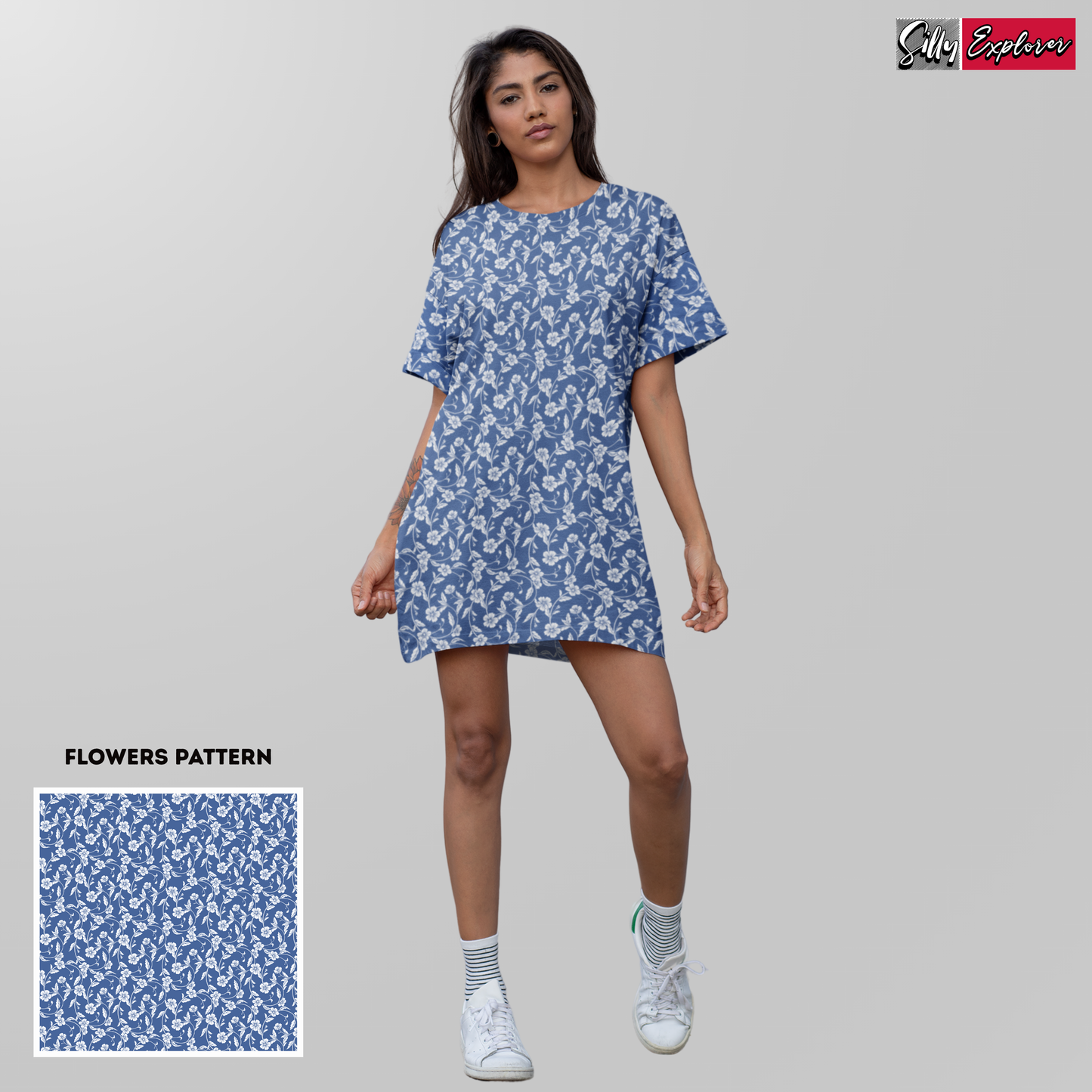 Dreamy Flowers Night Dress
