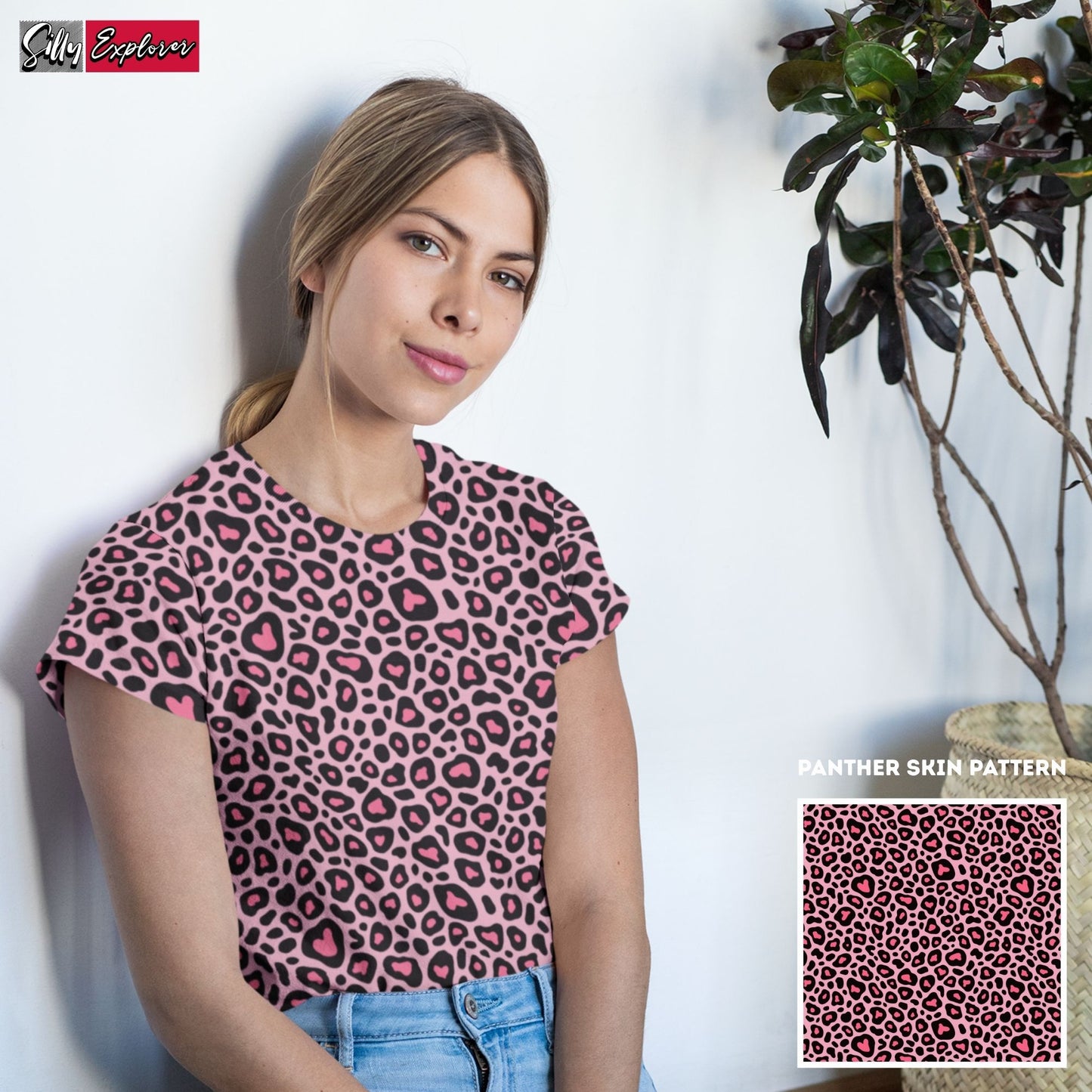 Pink Panther Printed T-Shirt