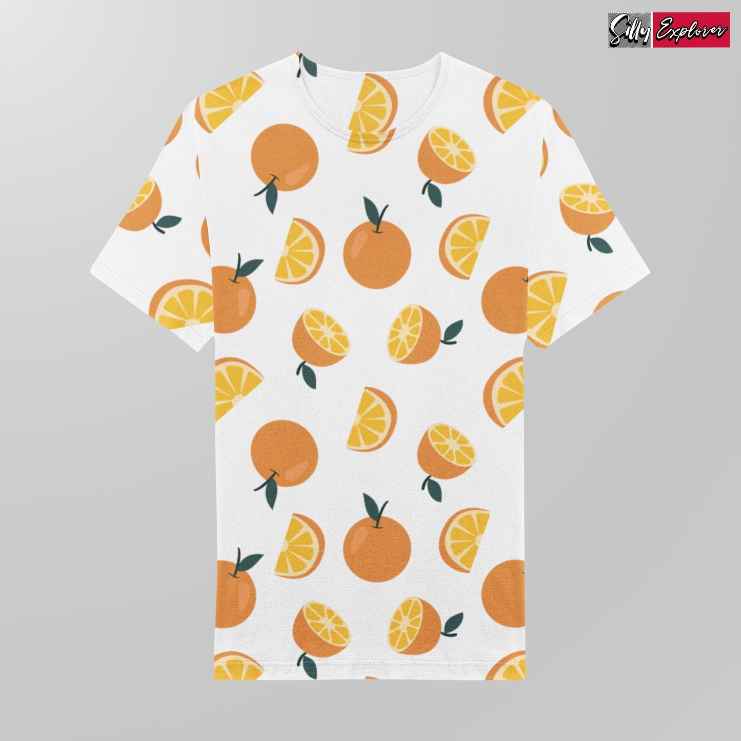 Orange Glow Printed T-Shirt