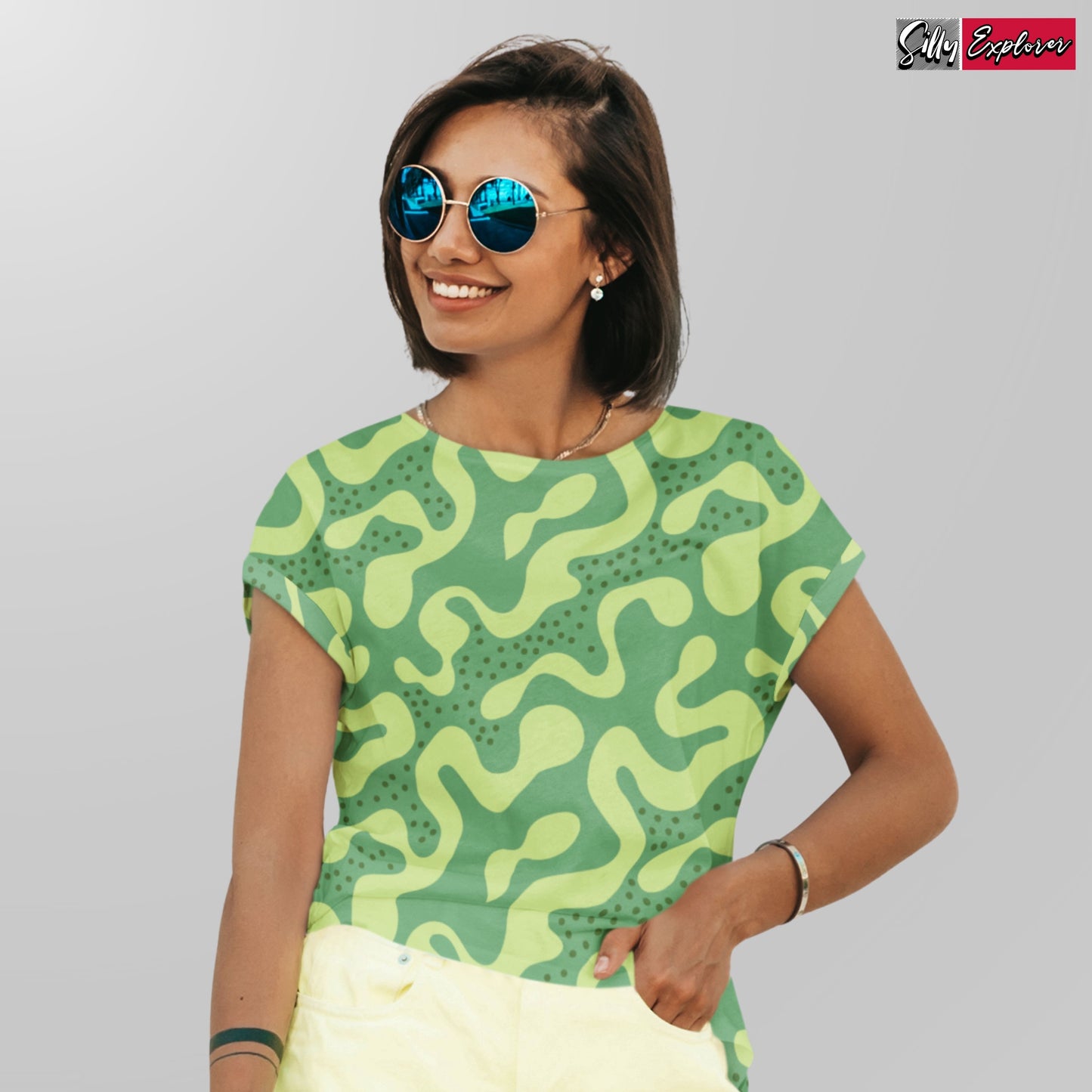 Mystic Swirl Printed T-Shirt