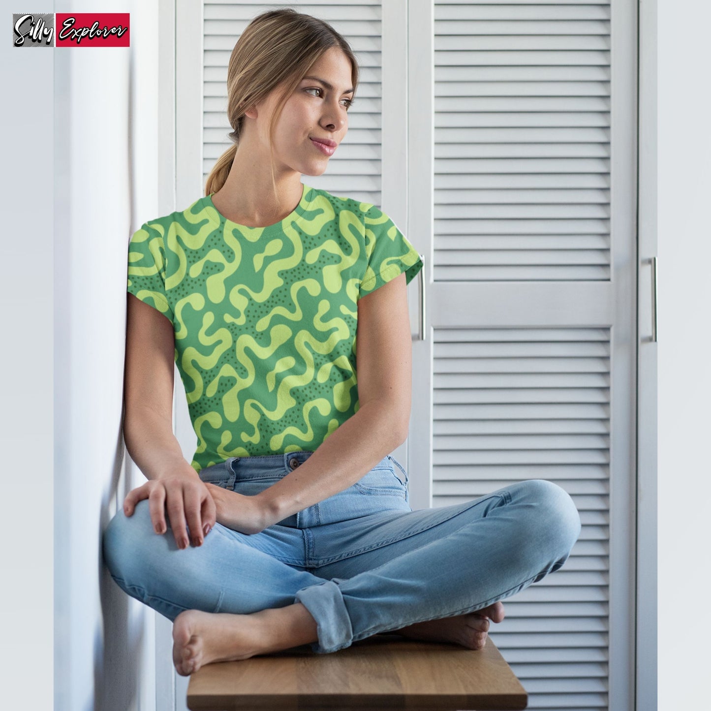 Mystic Swirl Printed T-Shirt