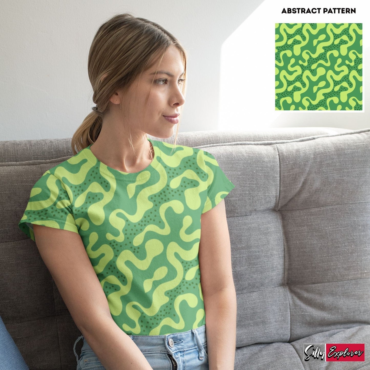 Mystic Swirl Printed T-Shirt