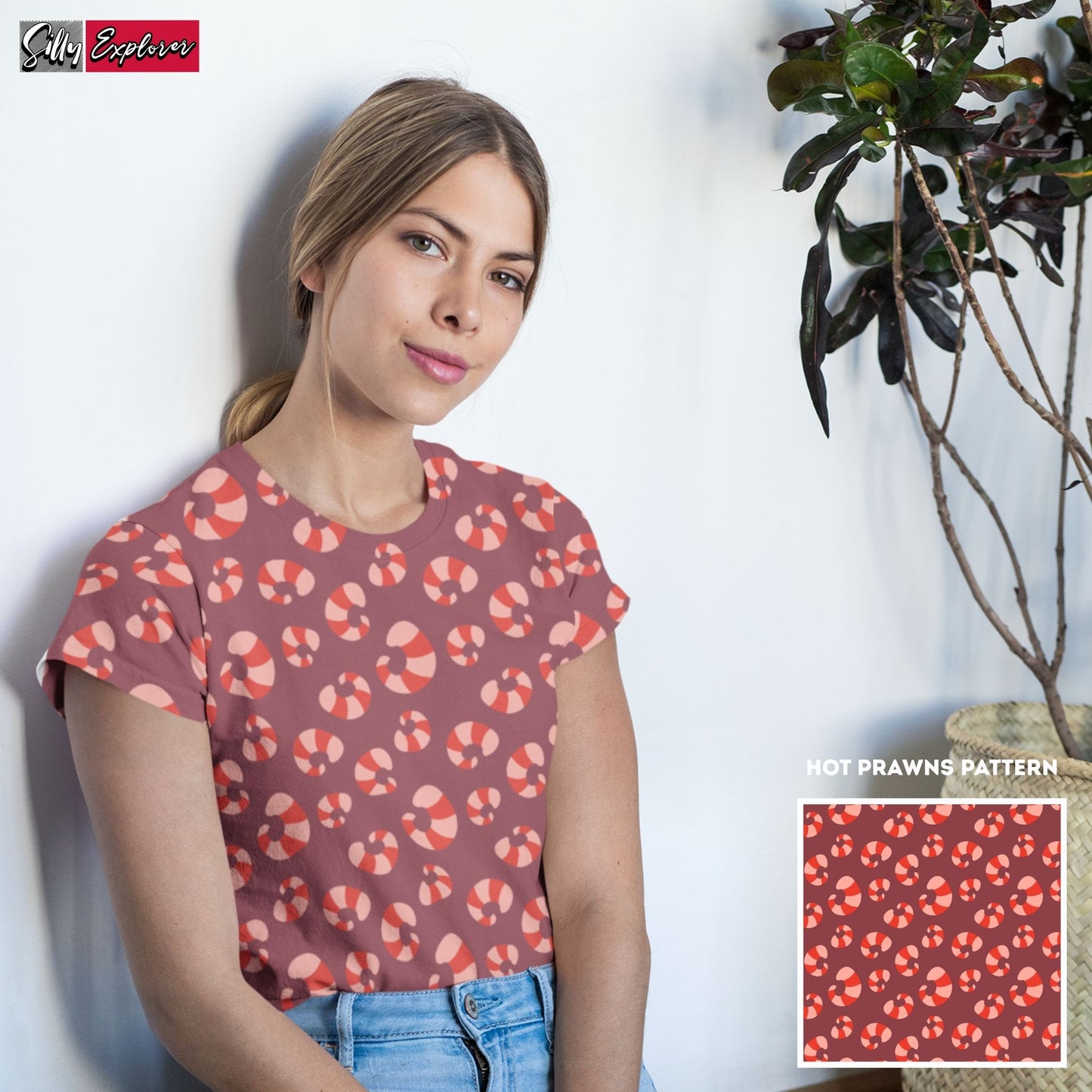 Sassy Prawns Printed T-Shirt