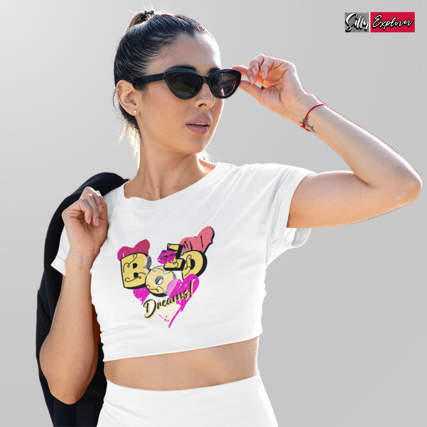 SillyExplorer_Crop_Top__White_Bold_Dreams