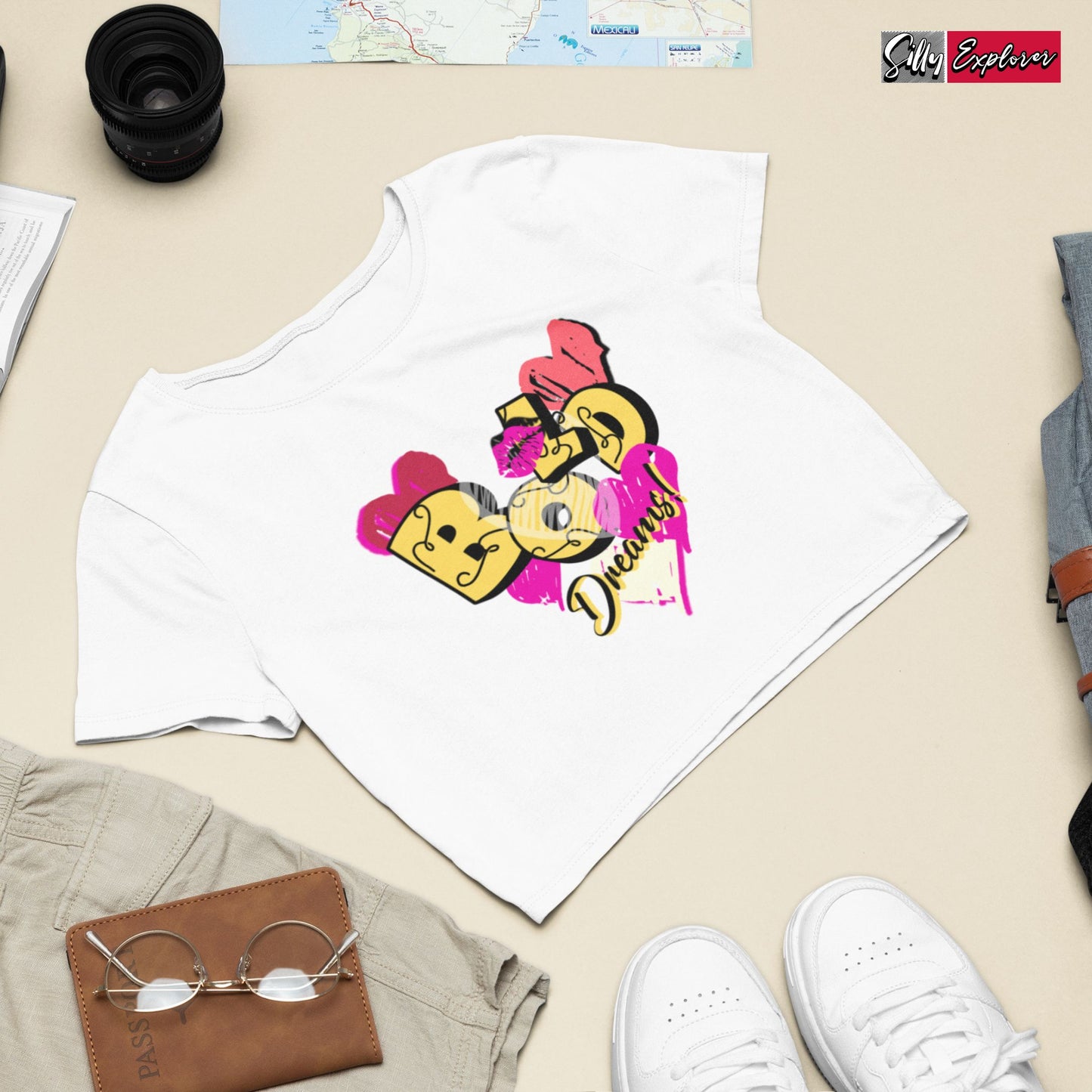 SillyExplorer_Crop_Top__White_Bold_Dreams