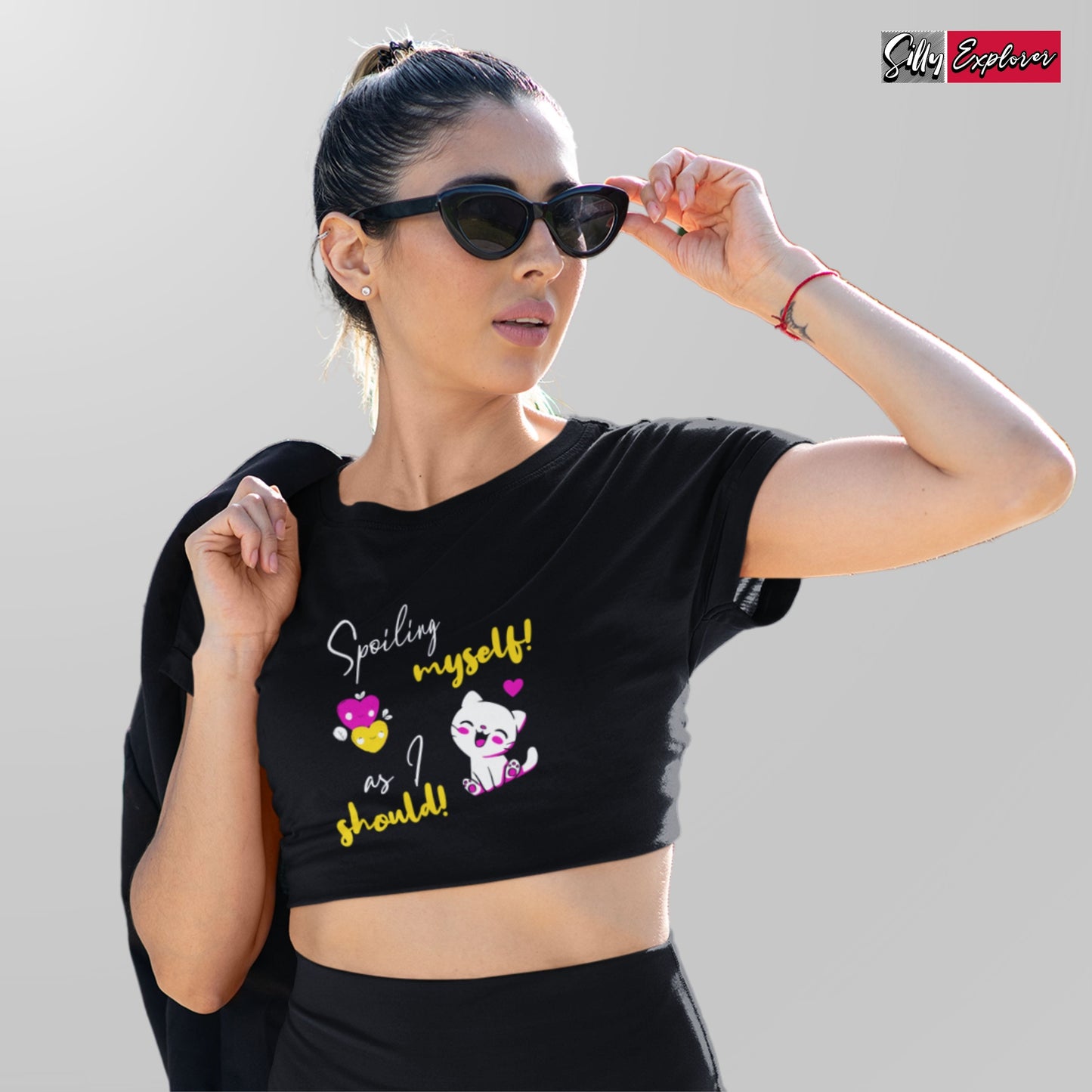 SillyExplorer_Crop_Top__Black_Spoiling_Myself