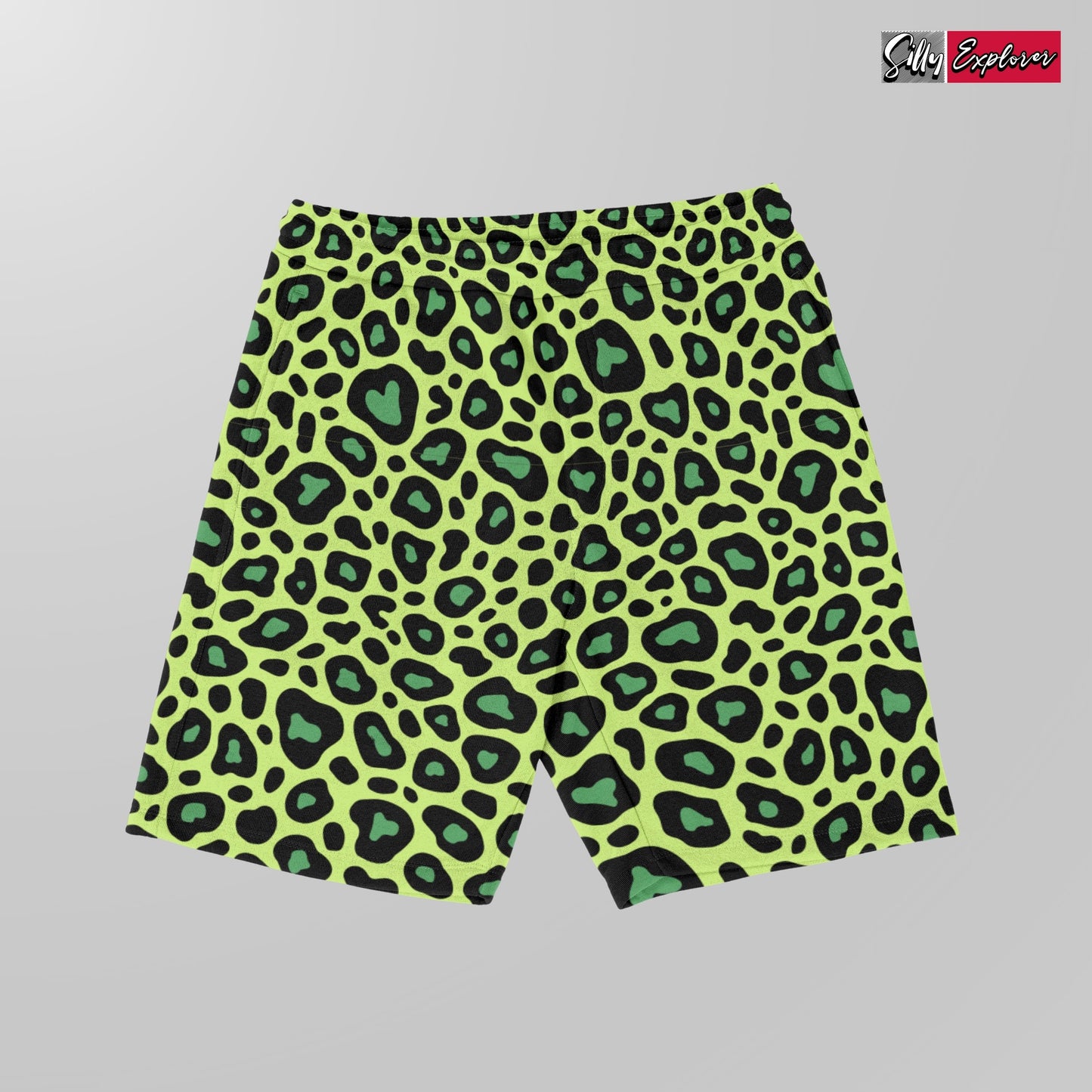 SillyExplorer_Printed_Women_Shorts___Green_Panther_Glide