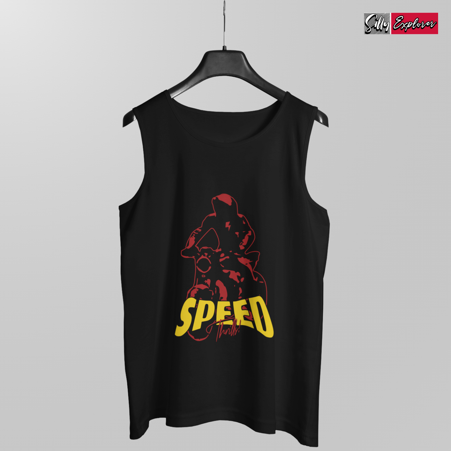SillyExplorer_Men_Sleeveless_T-Shirt__Black_Speed_Thrills