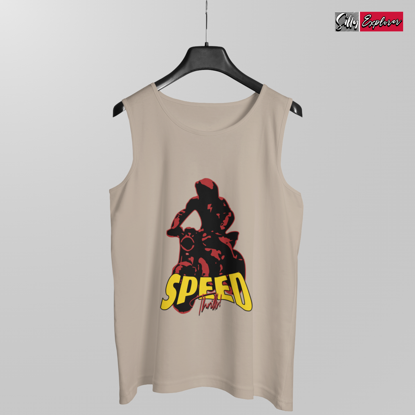 SillyExplorer_Men_Sleeveless_T-Shirt__Grey_Speed_Thrills