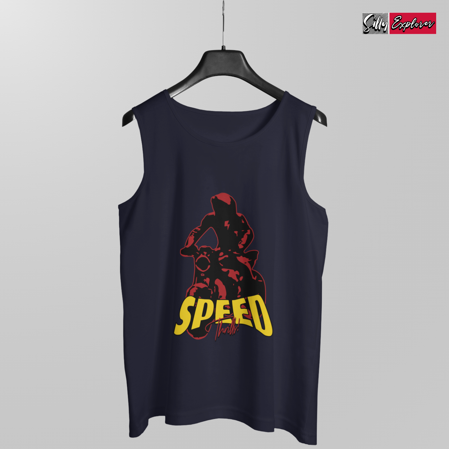 SillyExplorer_Men_Sleeveless_T-Shirt__Navy_Speed_Thrills