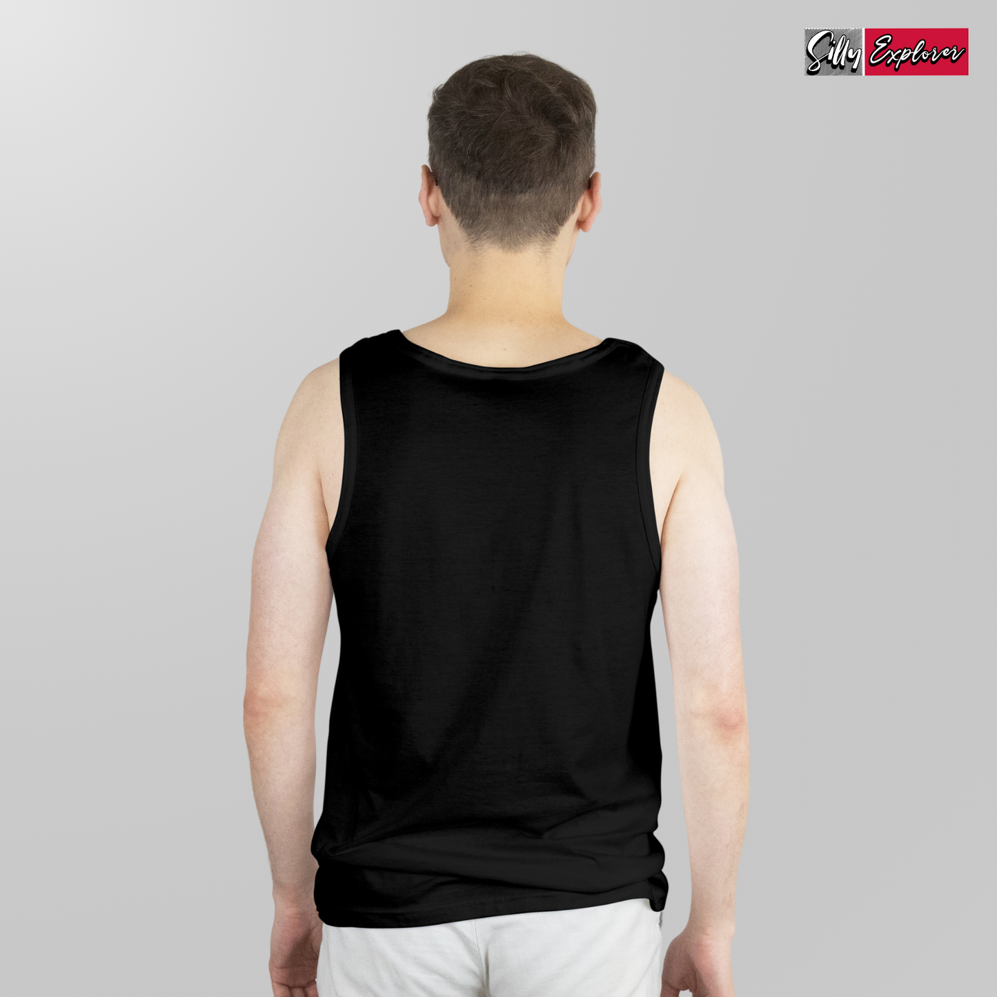 SillyExplorer_Men_Sleeveless_T-Shirt__Black_Born_Rider