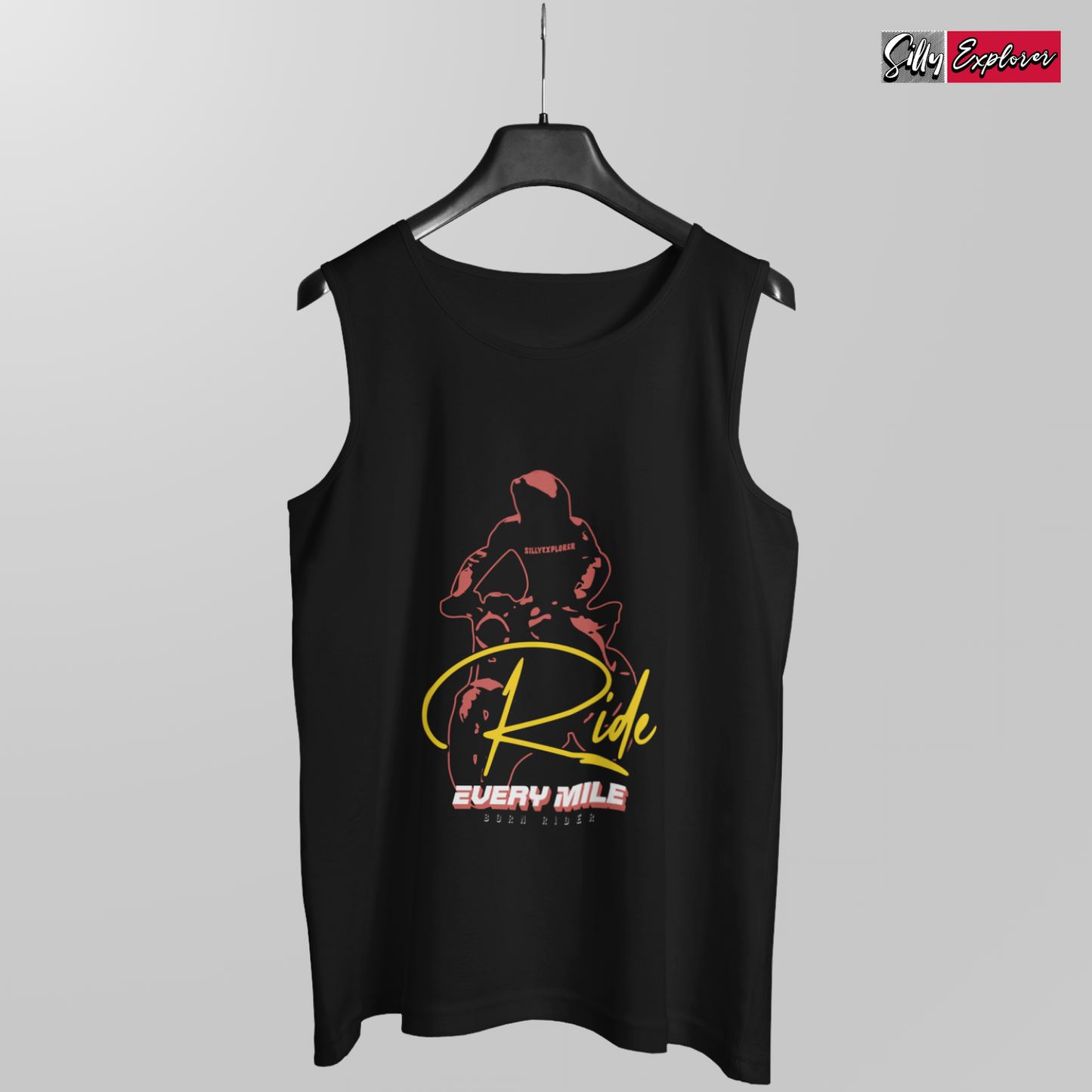 SillyExplorer_Men_Sleeveless_T-Shirt__Black_Born_Rider