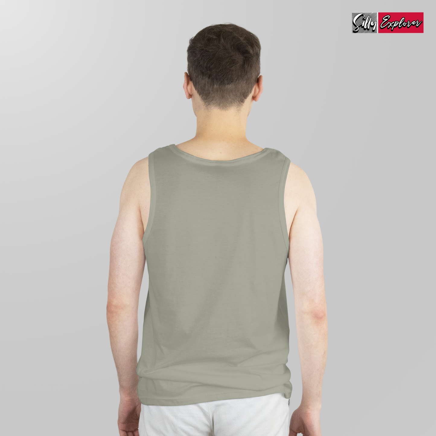SillyExplorer_Men_Sleeveless_T-Shirt__Charcoal_Born_Rider