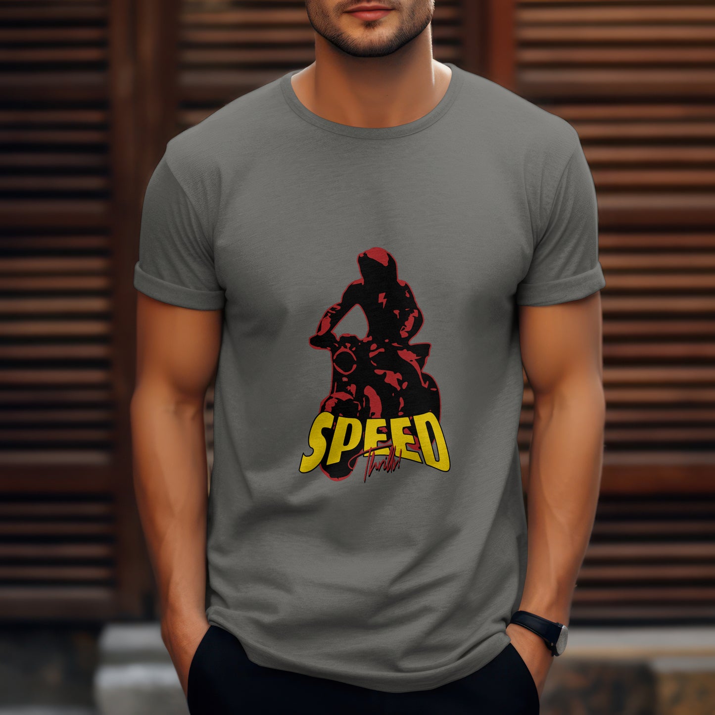 SillyExplorer_Classic_Crewneck_T-Shirt__Charcoal_Speed_Thrills