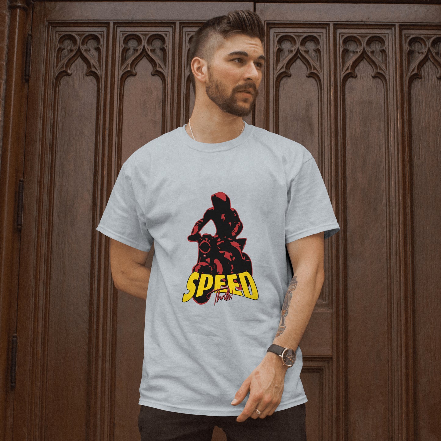 SillyExplorer_Classic_Crewneck_T-Shirt__Grey_Speed_Thrills