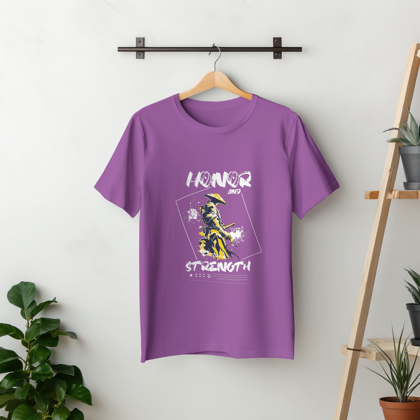 SillyExplorer_Classic_Crewneck_T-Shirt__Purple_Samurai_Honor