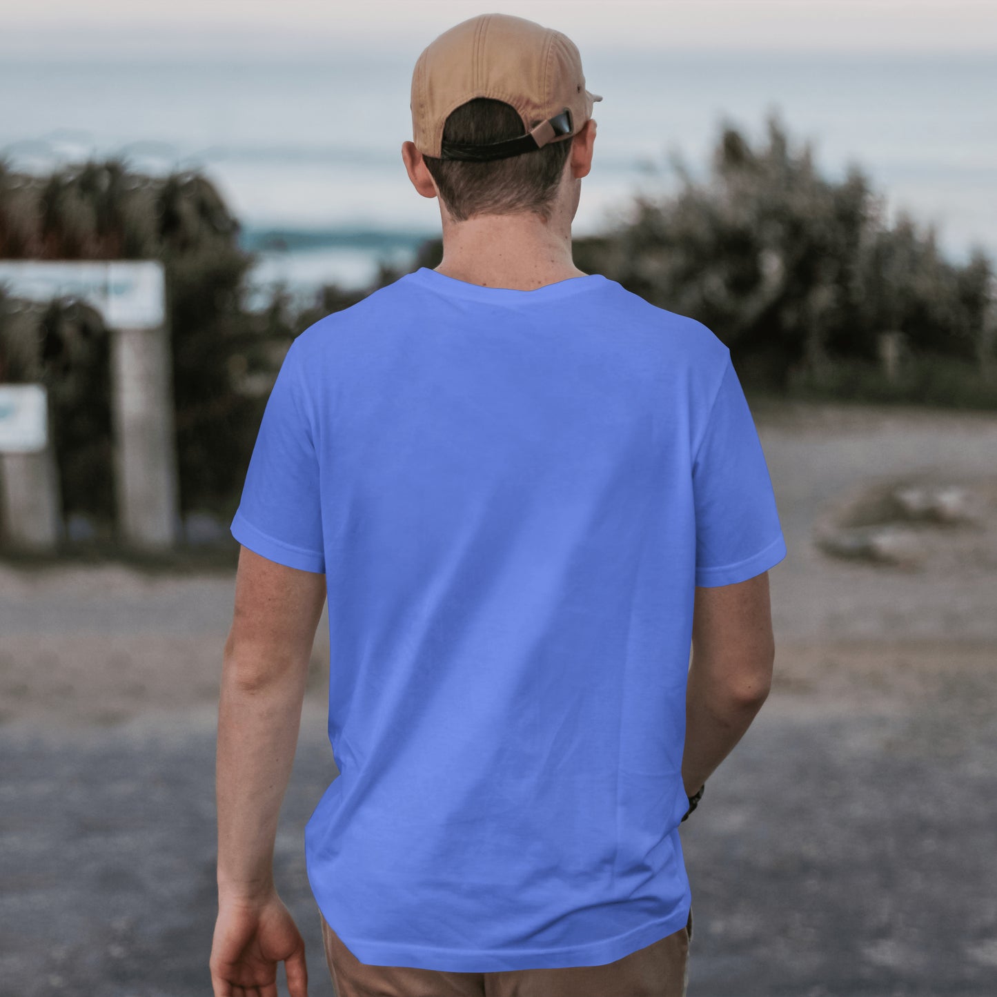 SillyExplorer_Classic_Crewneck_T-Shirt__Royal_Blue_Samurai_Honor