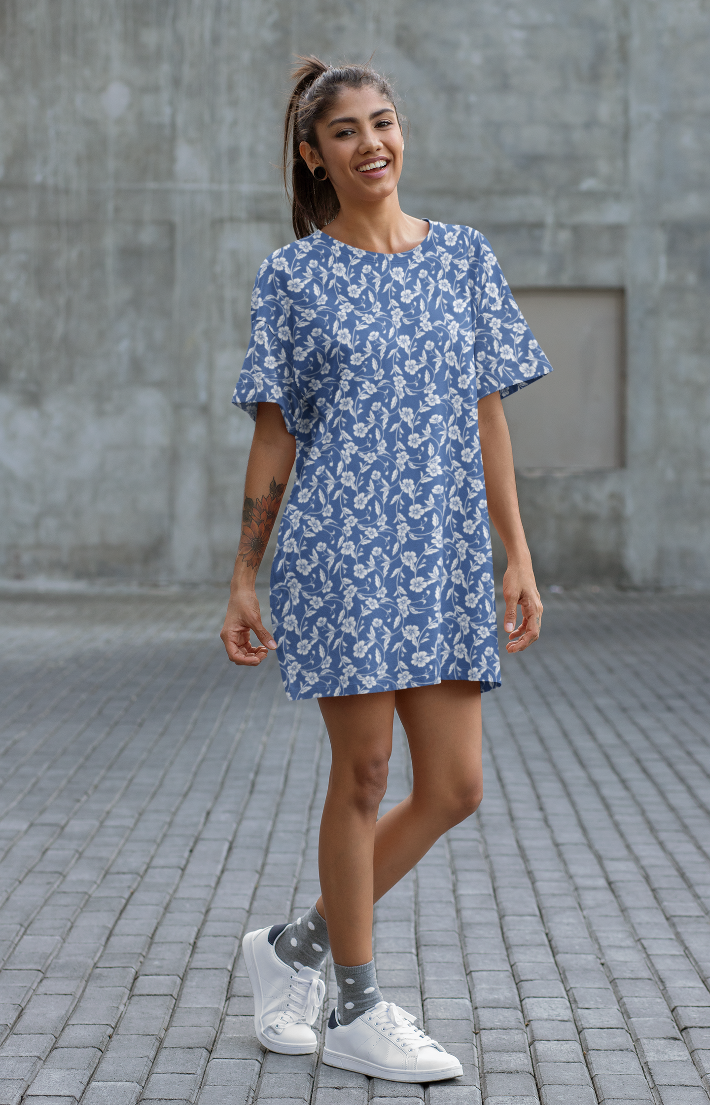 Dreamy Flowers Night Dress