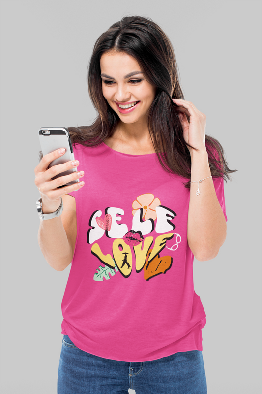 SillyExplorer_Classic_Crewneck_T-Shirt__Pink_Self_Love