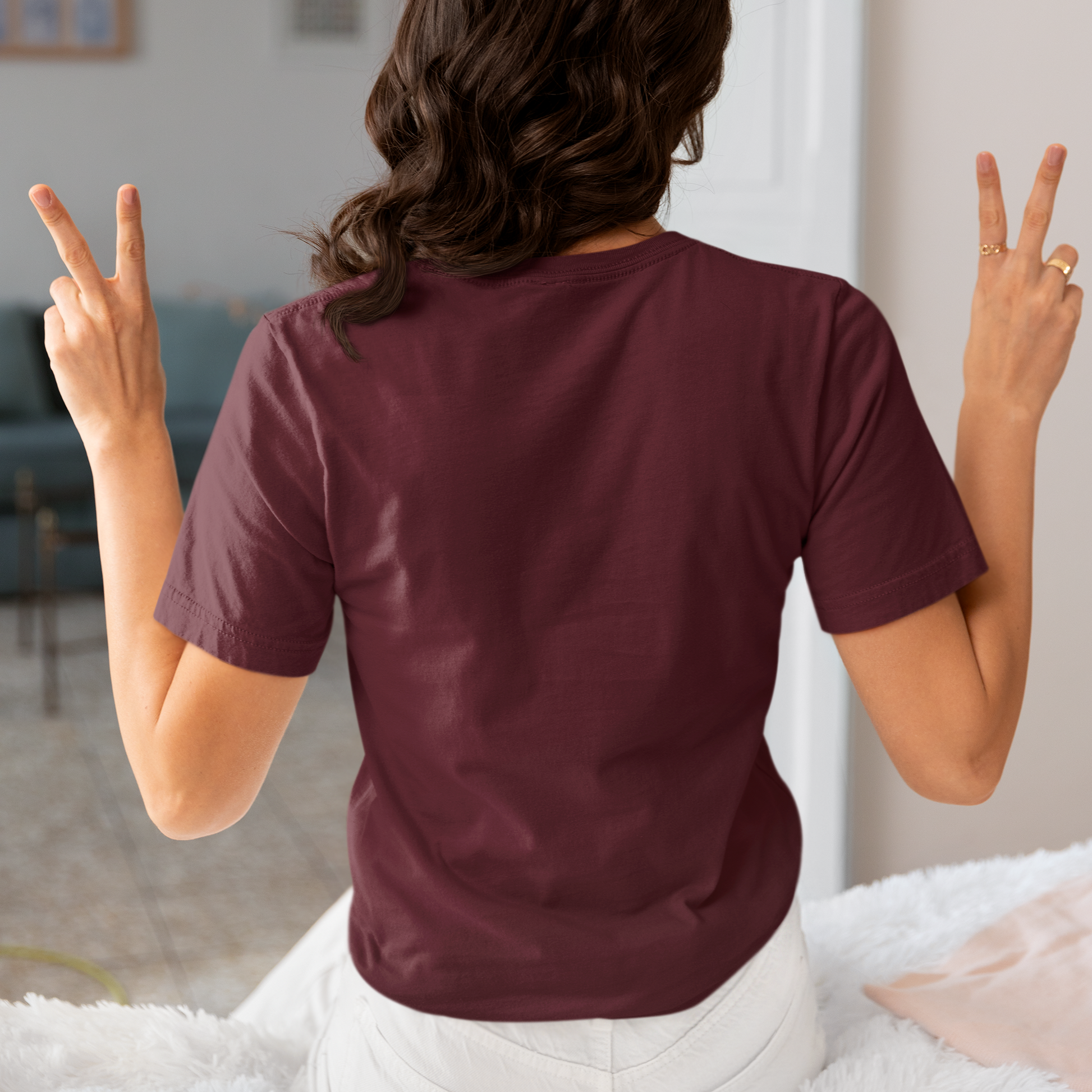 SillyExplorer_Classic_Crewneck_T-Shirt__Maroon_Bold_Dreams
