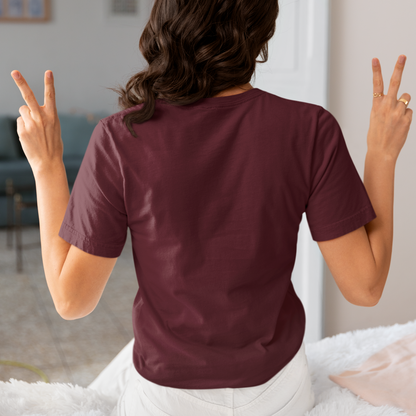 SillyExplorer_Classic_Crewneck_T-Shirt__Maroon_Bold_Dreams