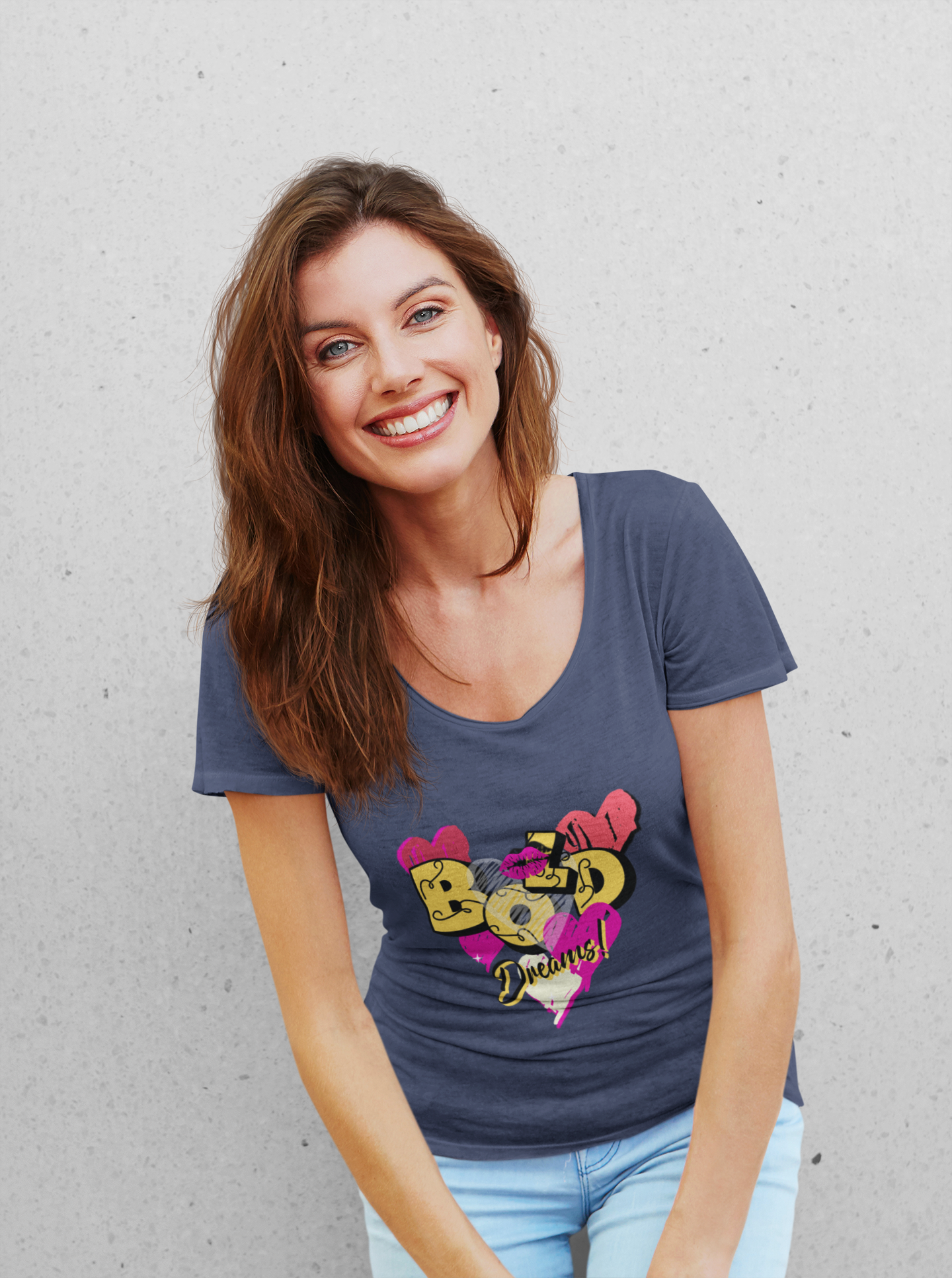 SillyExplorer_Classic_Crewneck_T-Shirt__Navy_Blue_Bold_Dreams