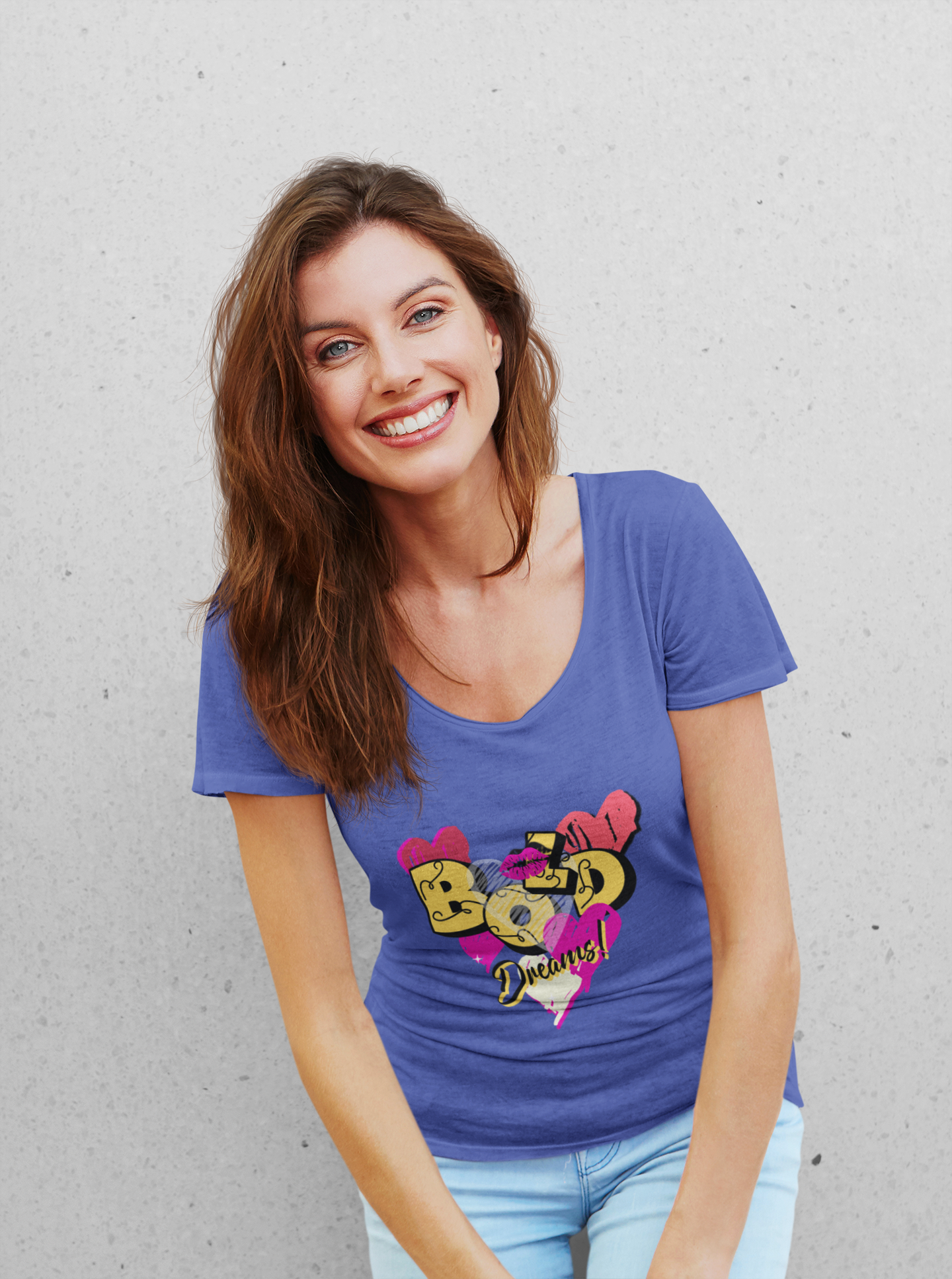SillyExplorer_Classic_Crewneck_T-Shirt__Royal_Blue_Bold_Dreams