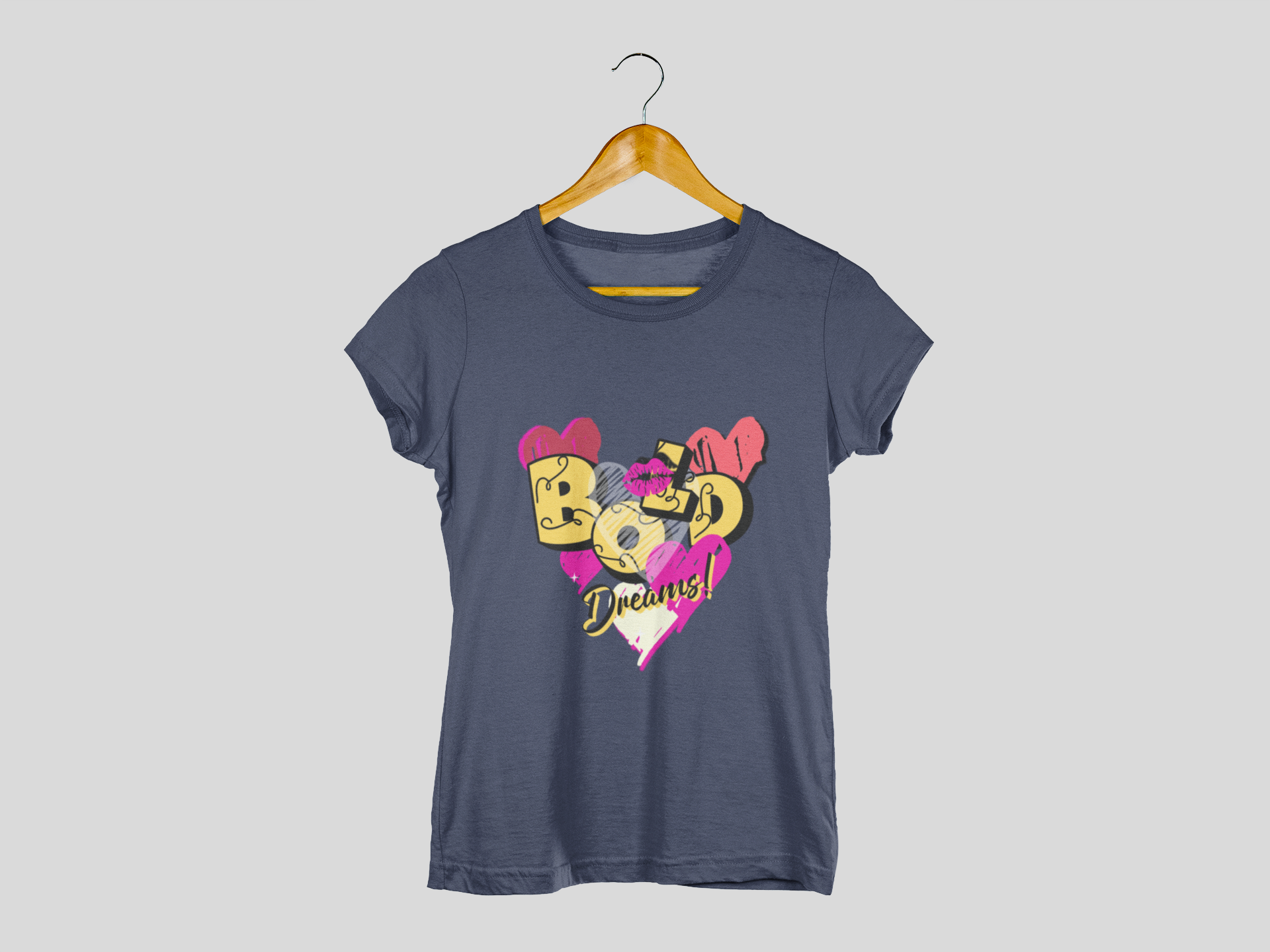 SillyExplorer_Classic_Crewneck_T-Shirt__Navy_Blue_Bold_Dreams
