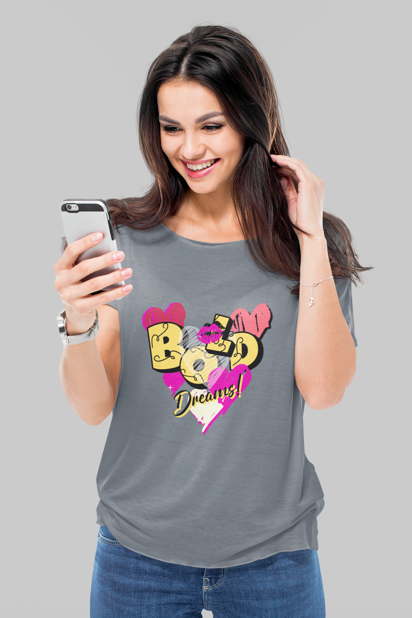 SillyExplorer_Classic_Crewneck_T-Shirt__Charcoal_Bold_Dreams