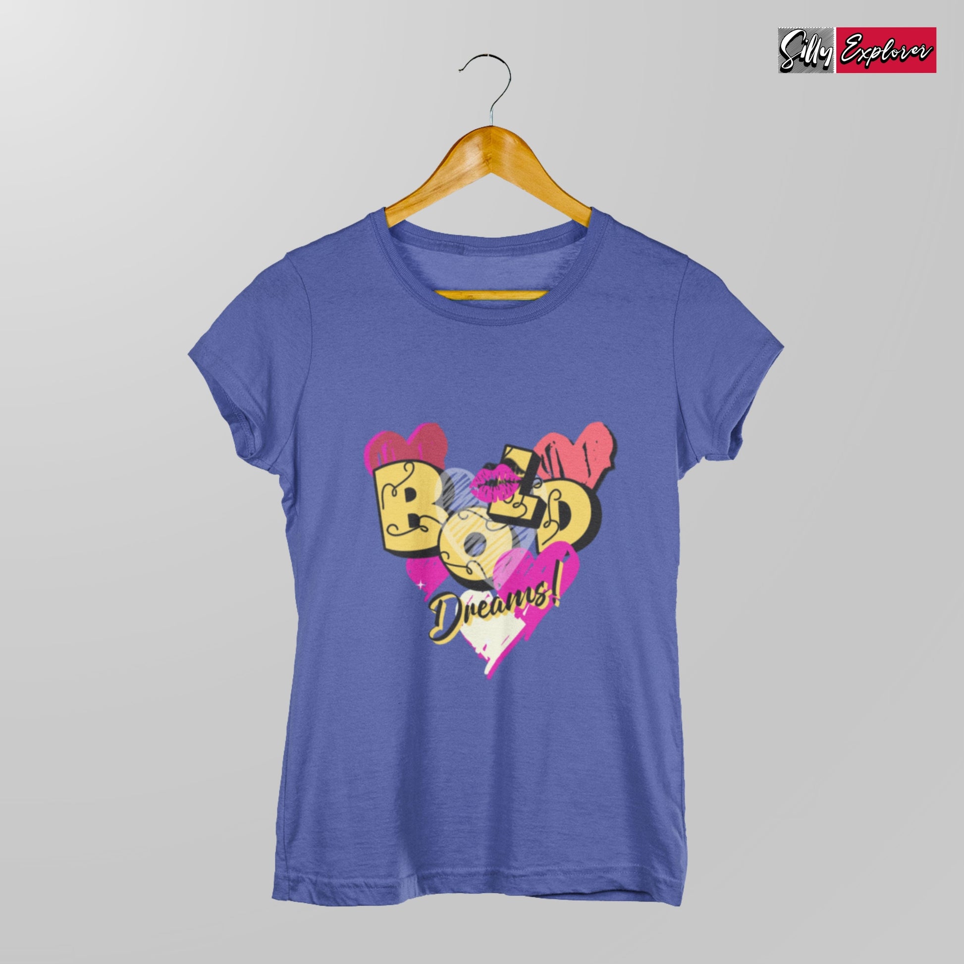 SillyExplorer_Classic_Crewneck_T-Shirt__Royal_Blue_Bold_Dreams