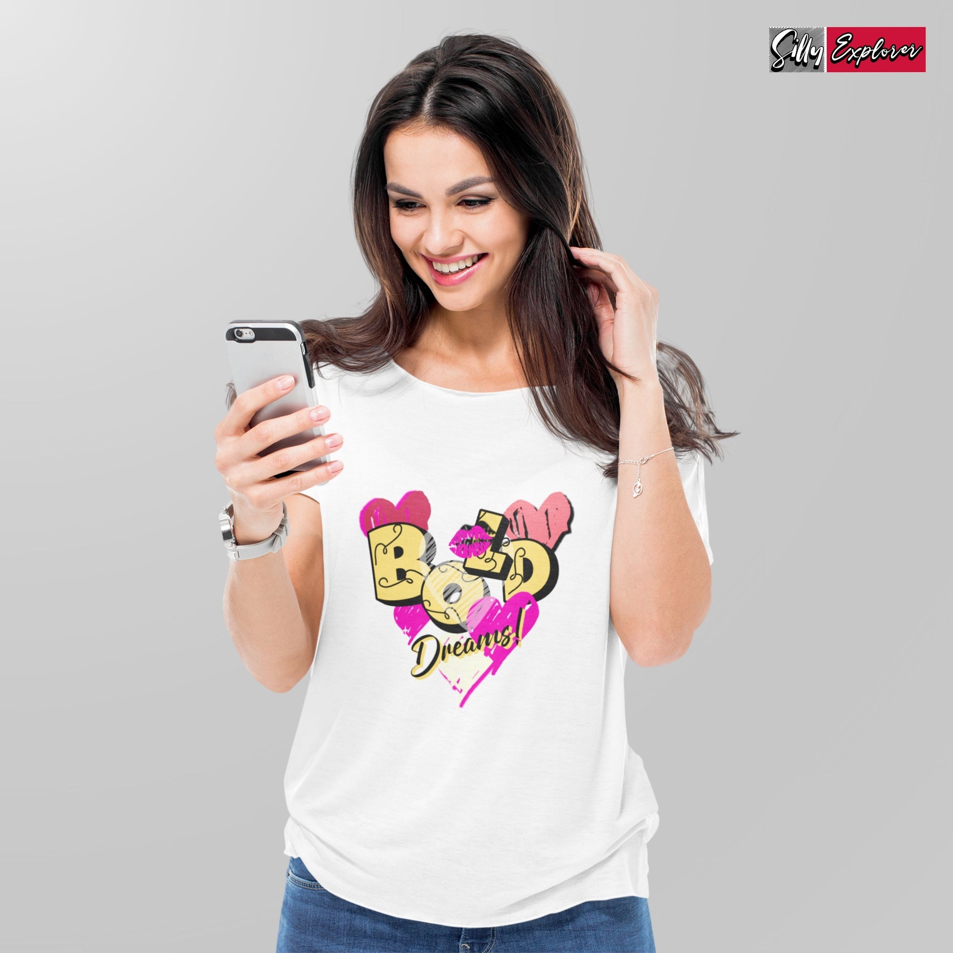 SillyExplorer_Classic_Crewneck_T-Shirt__White_Bold_Dreams