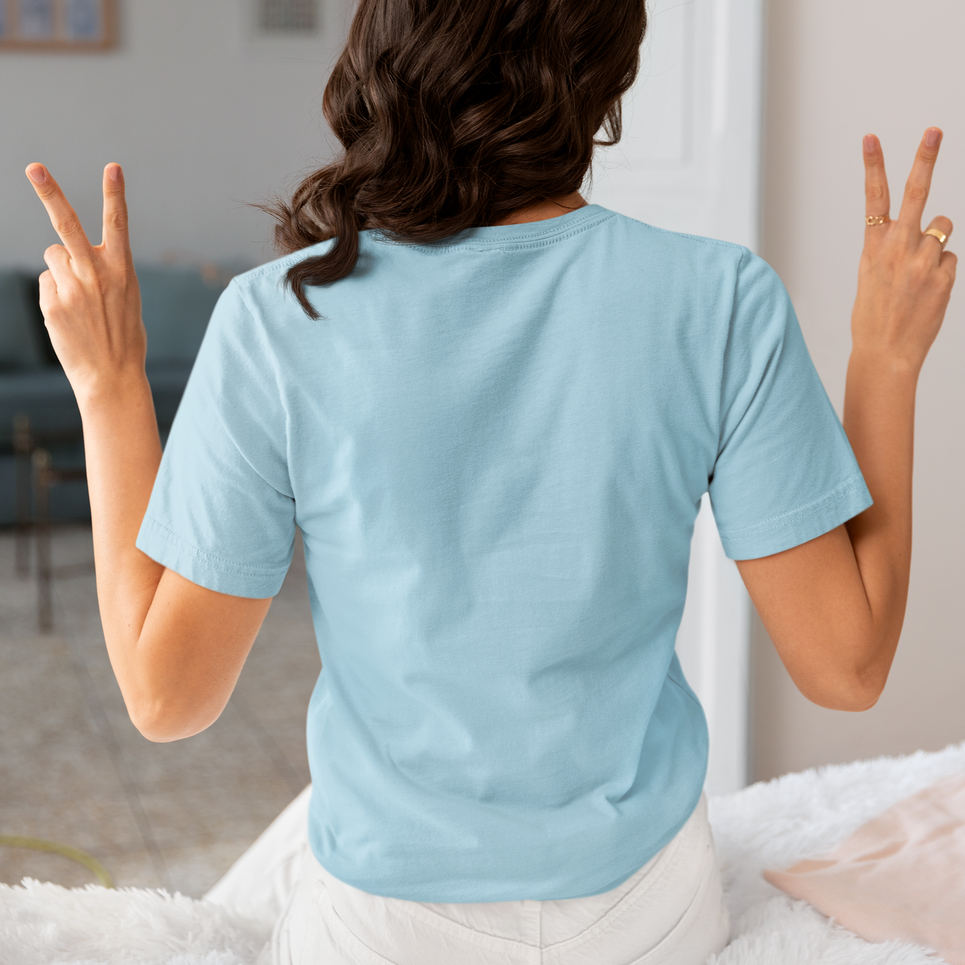 SillyExplorer_Classic_Crewneck_T-Shirt__Sky_Blue_Solo_Backpacker