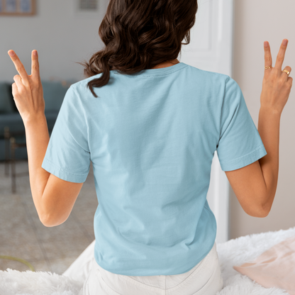 SillyExplorer_Classic_Crewneck_T-Shirt__Sky_Blue_Solo_Backpacker