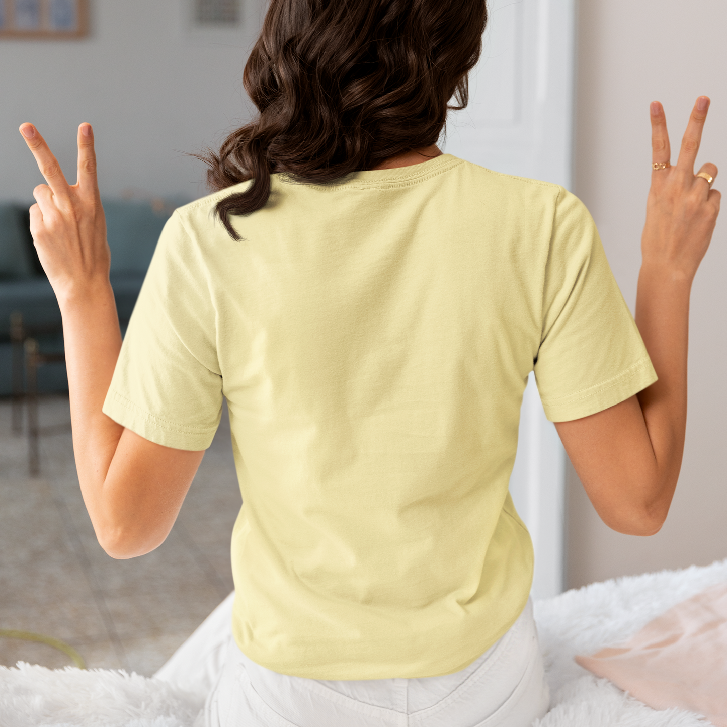 SillyExplorer_Classic_Crewneck_T-Shirt__Yellow_Solo_Backpacker