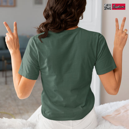 SillyExplorer_Classic_Crewneck_T-Shirt__Green_Self_Love