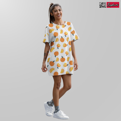 Orange Glow Night Dress
