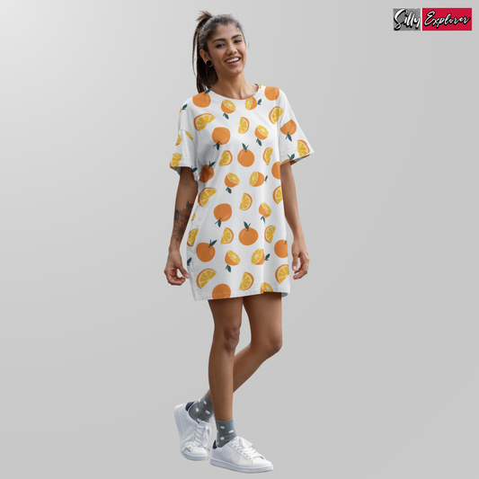 Orange Glow Night Dress