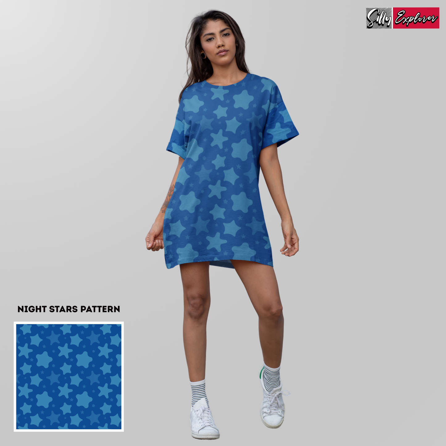 Twinkling Stars Night Dress