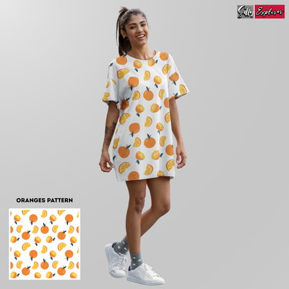 Orange Glow Night Dress