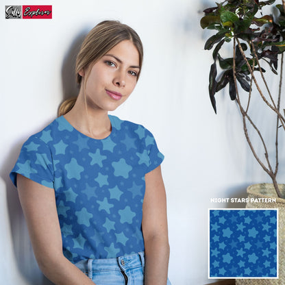Twinkling Stars Printed T-Shirt