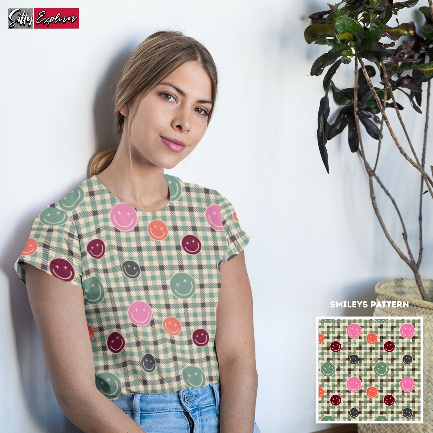 Silly Smileys Printed T-Shirt