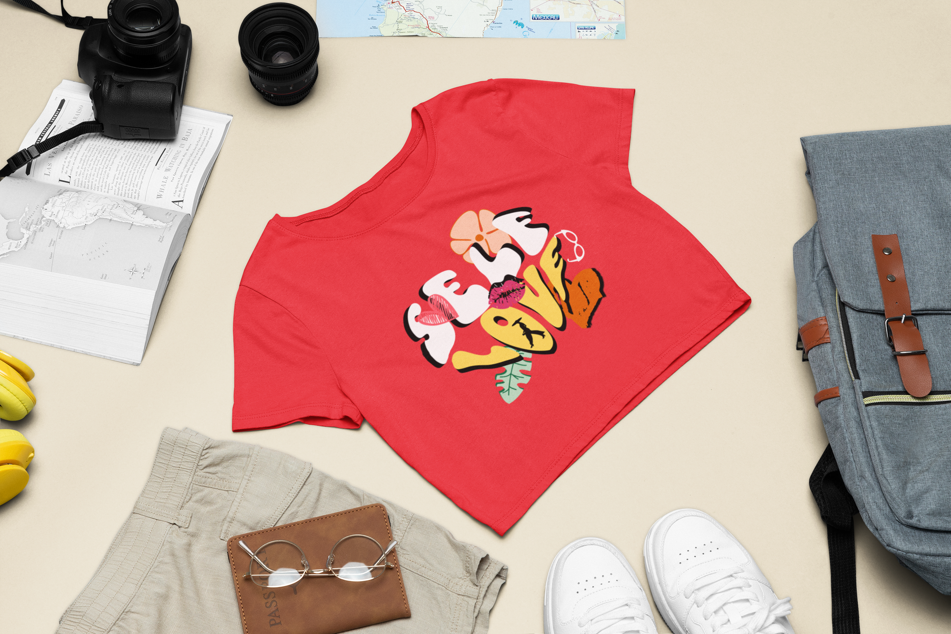 SillyExplorer_Crop_Top__Red_Self_Love